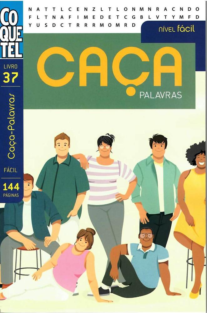 LIVRO COQUETEL CACA PALAVRAS FACIL EDIOURO UNIDADE